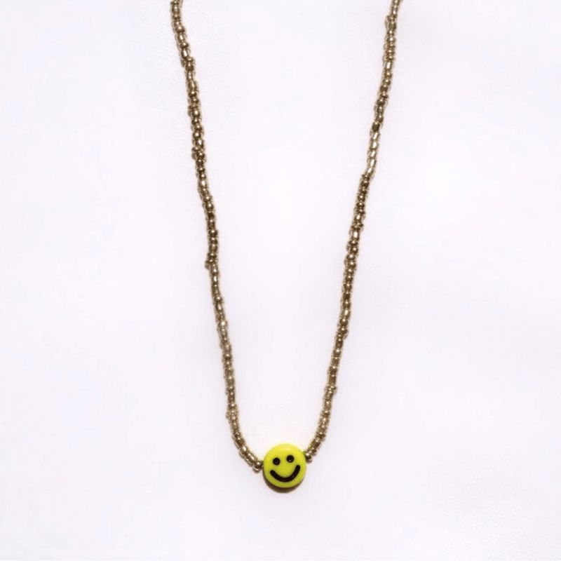 Smiley Bead Necklace