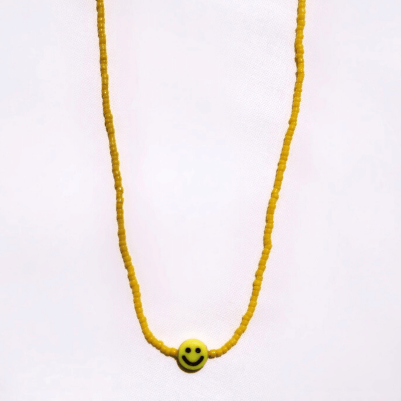 Smiley Bead Necklace