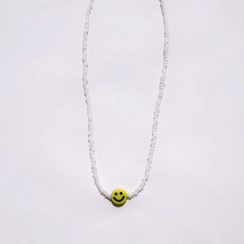 Smiley Bead Necklace