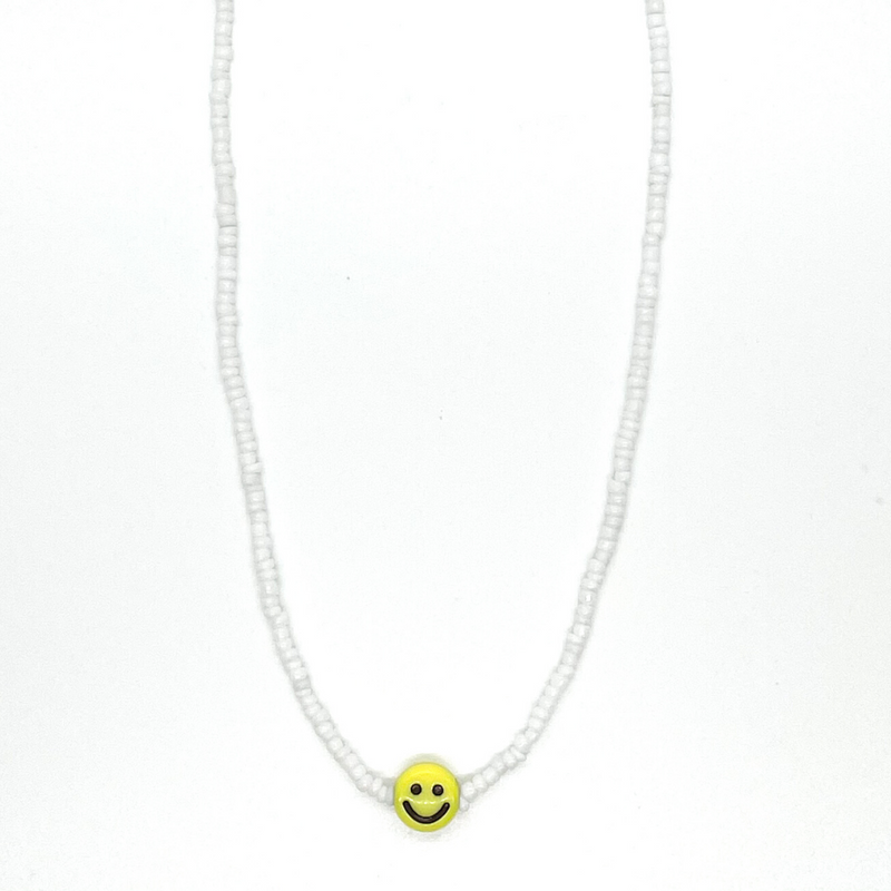 Smiley Emoji Blackpink Choker Necklace Seed Beads 3mm 3mm rice beads Choker  Necklace | Shopee Philippines